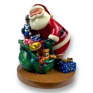Echoes Simply Santa‎ Figurines Christmas Decor Yule Love This #00187 Vintage